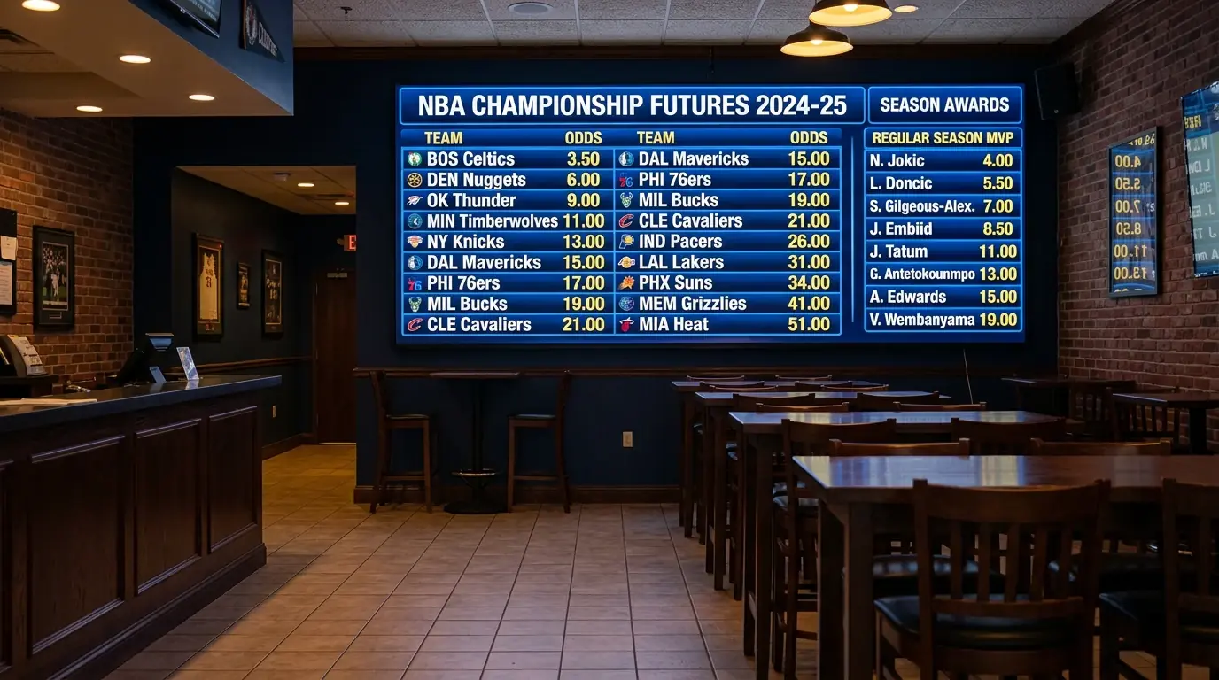 Championship Outrights: NBA Futures and MVP Markets